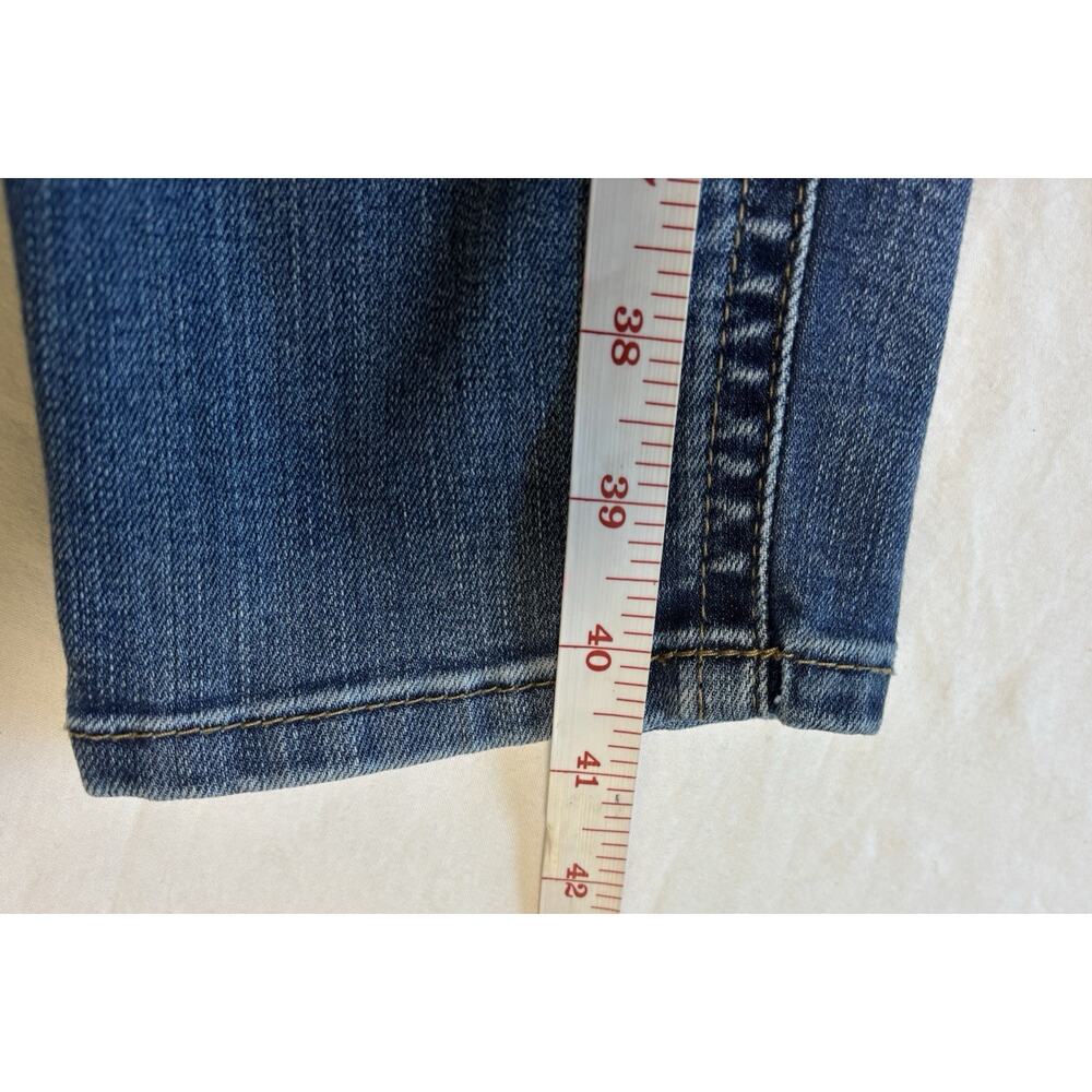 Seven7 Skinny Jeans Tummyless Womens Size 14 Blue Denim Stretch Cowgirl Western - Picture 8 of 8